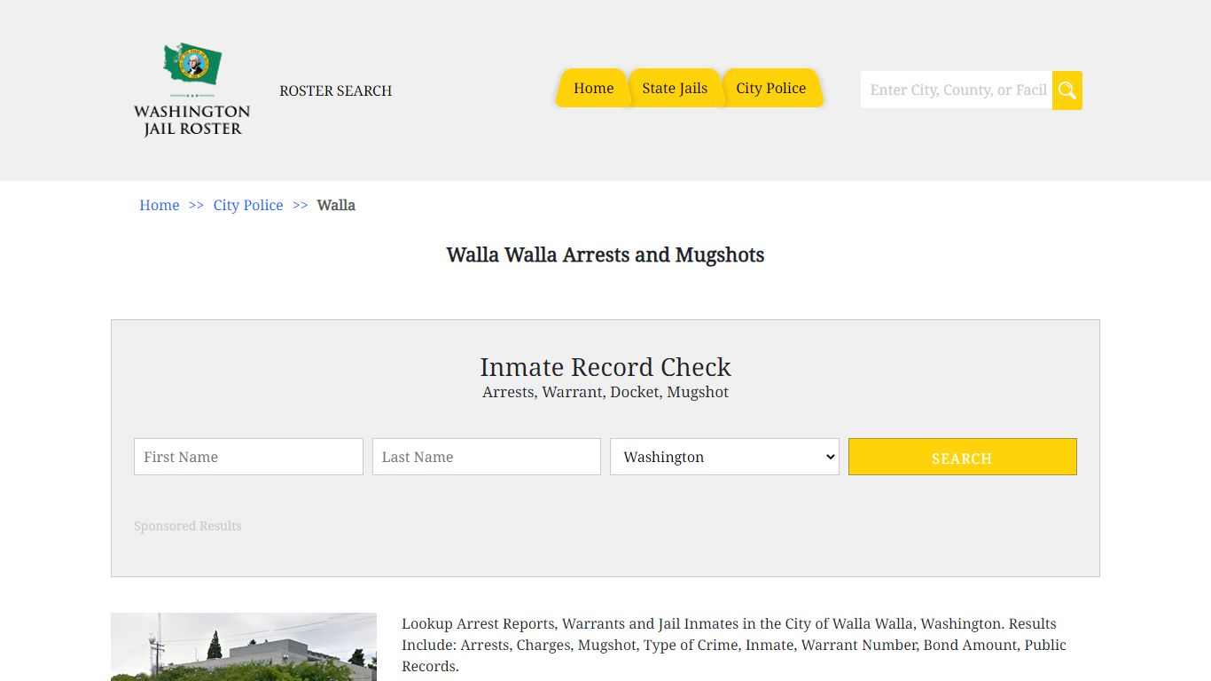 Walla Walla Arrests and Mugshots | Jail Roster Search